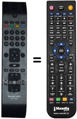 Comandament a distància equivalent AGB RC3902