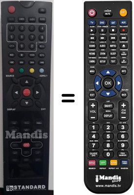 Comandament a distància equivalent Standard SR2106FH