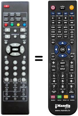 Comandament a distància equivalent Sunstech TLI1900T