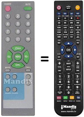 Comandament a distància equivalent REMCON1240