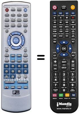 Comandament a distància equivalent REMCON768