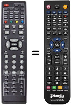 Comandament a distància equivalent LEIKER REMCON116