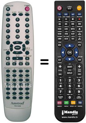Comandament a distància equivalent REMCON1184