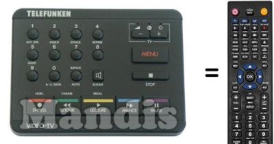 Comandament a distància equivalent RC1193S