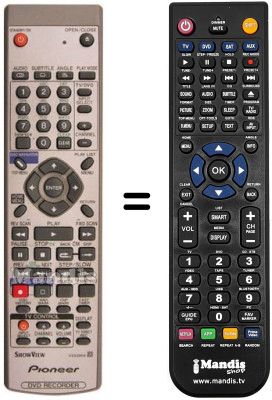 Comandament a distància equivalent REMCON1168