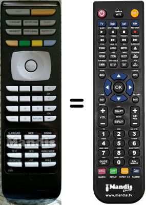 Comandament a distància equivalent VOXSON 84N