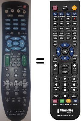 Comandament a dist&agrave;ncia equivalent Wharfedale WH-AV4337 USB