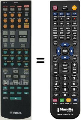 Comandament a distància equivalent Yamaha RAV254
