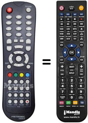 Comandament a distància equivalent Metronic ZAP BOX EH-M5
