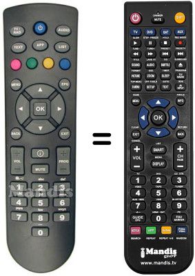 Comandament a distància equivalent Metronic 441634