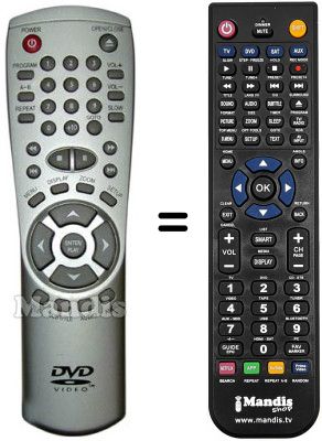 Comandament a dist&agrave;ncia equivalent PHONOTREND S2350