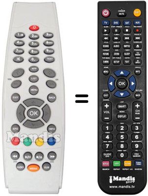 Comandament a dist&agrave;ncia equivalent HANTAREX ARIES1000H