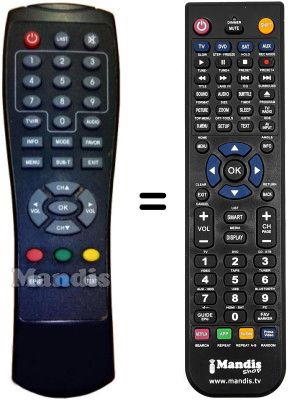 Comandament a distància equivalent LEPREPVR-1