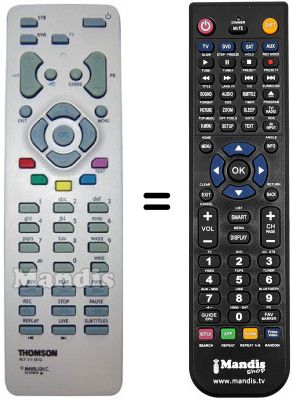 Comandament a distància equivalent Thomson DTI2305-SAT-DTT