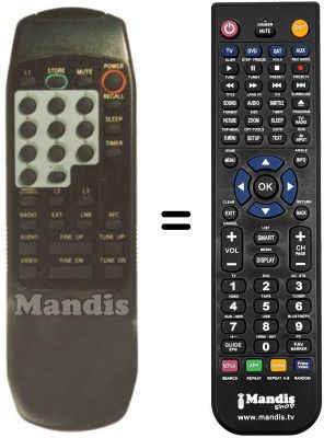 Comandament a distància equivalent Fenner FSAT3