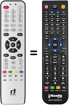 Comandament a distància equivalent Inverto IDL6651N