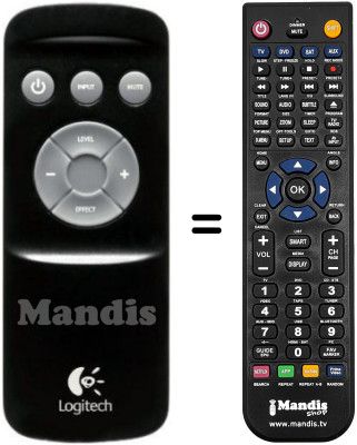 Comandament a dist&agrave;ncia equivalent Z906