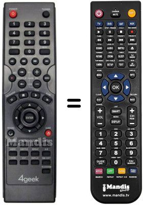 Comandament a distància equivalent 4GEEK MEDLEY HMR 510