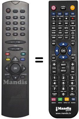 Comandament a dist&agrave;ncia equivalent RC2546