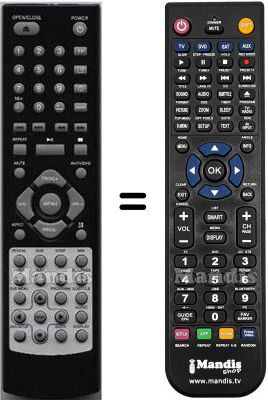 Comandament a distància equivalent HVS57515