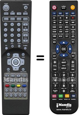 Comandament a distància equivalent Diffe HVS57641