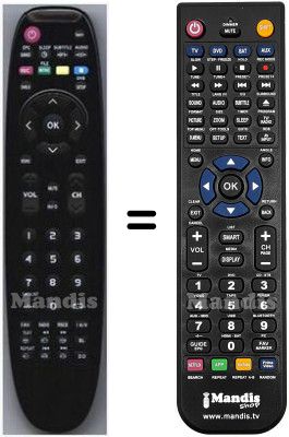 Comandament a dist&agrave;ncia equivalent HVS57593