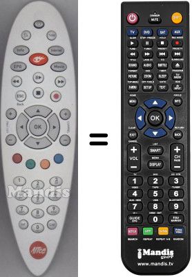 Comandament a distància equivalent WHV3941W