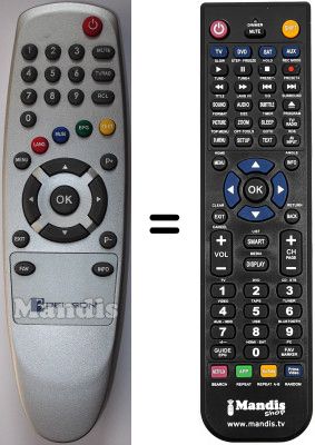 Comandament a distància equivalent Belson SEC15545W