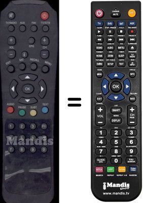 Comandament a distància equivalent WHV3191W