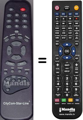 Comandament a distància equivalent WHV3292W