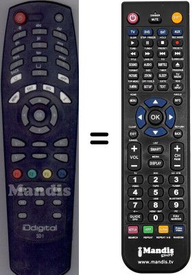 Comandament a dist&agrave;ncia equivalent WHV12390W