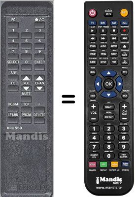 Comandament a dist&agrave;ncia equivalent WHV3270W