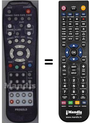 Comandament a dist&agrave;ncia equivalent Kaon SEC3158W