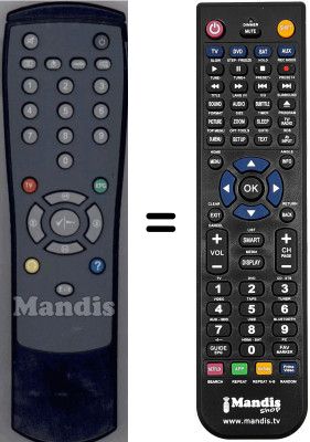 Comandament a dist&agrave;ncia equivalent WHV3431W