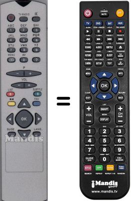 Comandament a dist&agrave;ncia equivalent WHV3438W