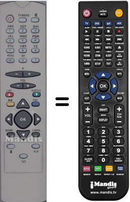 Comandament a dist&agrave;ncia equivalent WHV15741W