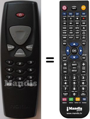 Comandament a distància equivalent WHV3596W