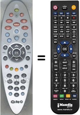 Comandament a dist&agrave;ncia equivalent WHV3943W