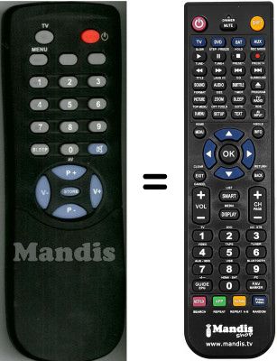 Comandament a distància equivalent WHV3280W