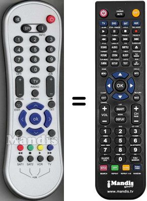 Comandament a distància equivalent WHV3590W