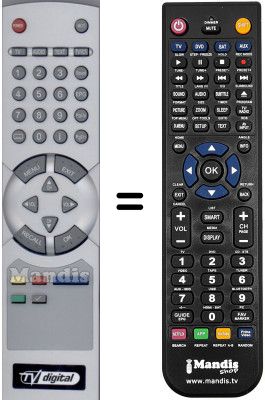 Comandament a dist&agrave;ncia equivalent WHV15840W