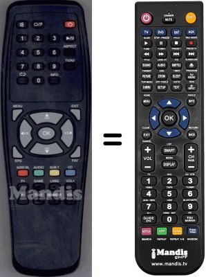 Comandament a dist&agrave;ncia equivalent WHV3902W