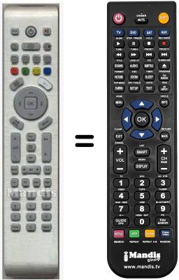 Comandament a distància equivalent Twfvision HVS54004