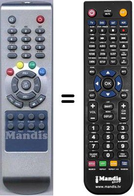 Comandament a distància equivalent HVS53504