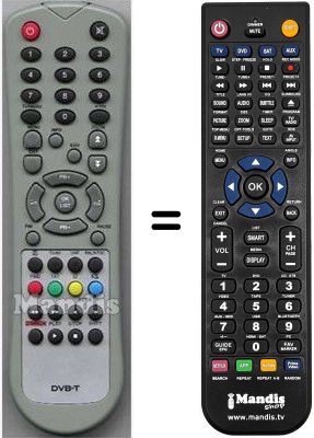 Comandament a dist&agrave;ncia equivalent HVS53266