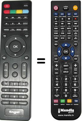 Comandament a dist&agrave;ncia equivalent HVS53489