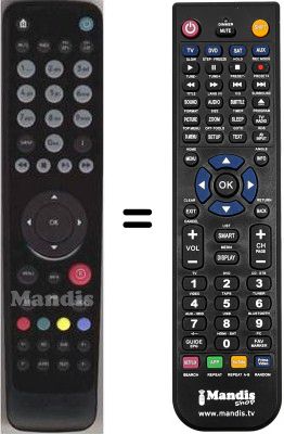 Comandament a distància equivalent HVS53389