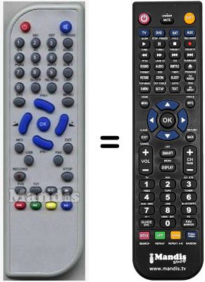 Comandament a dist&agrave;ncia equivalent HVS53434