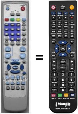 Comandament a distància equivalent HVS54954