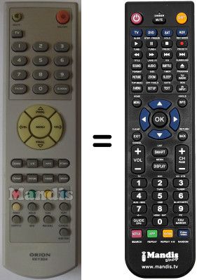 Comandament a distància equivalent HVS54754